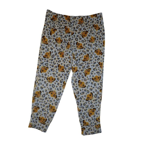 Disney Simba Lion King Velour Pajama Set XL 16-18 Henley Shirt Pants Cozy Soft - Picture 8 of 8
